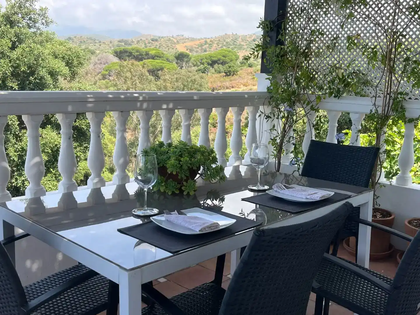 Terrassa de Casa o xalet en venda en Marbella amb Aire condicionat i Piscina