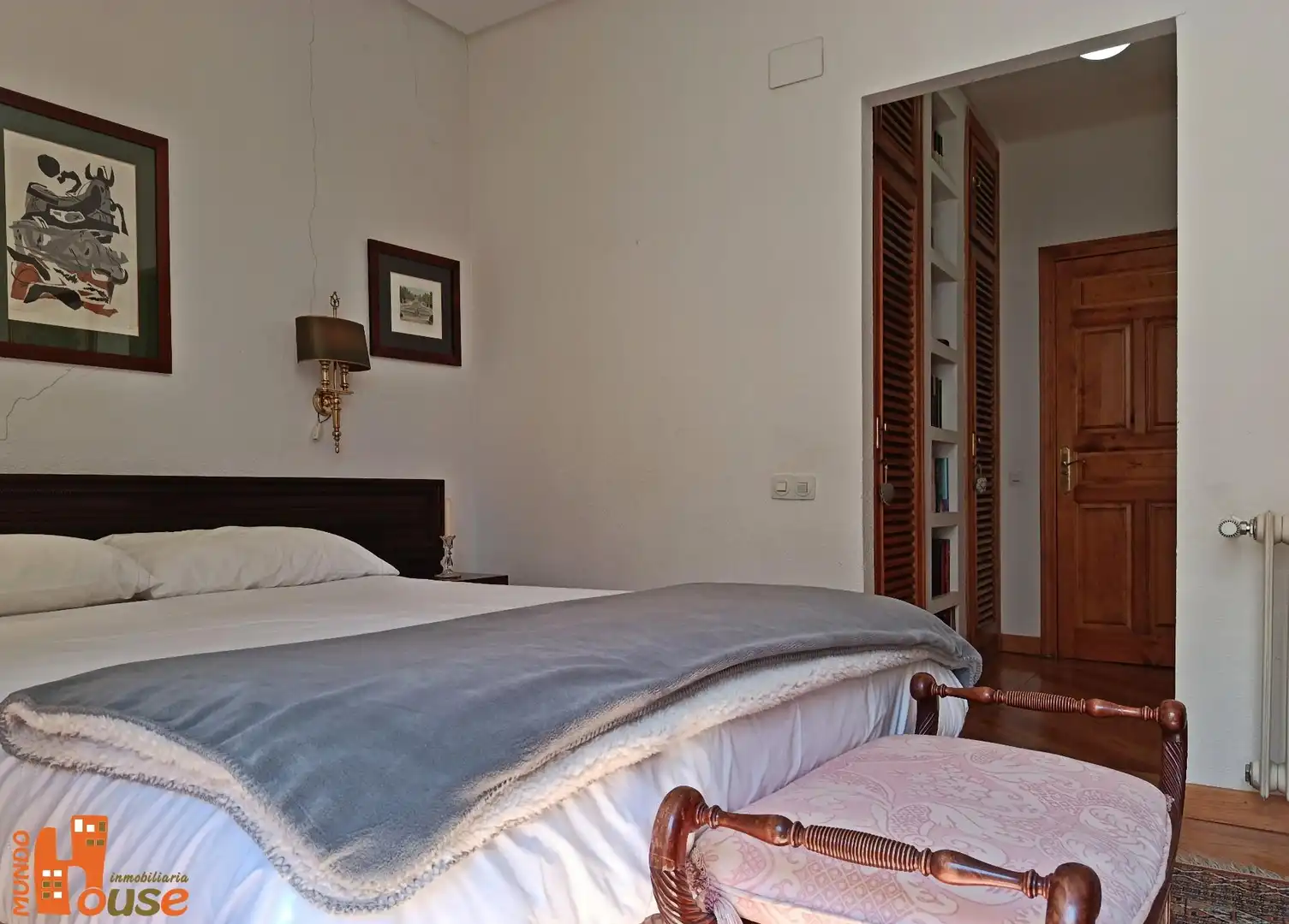 Schlafzimmer von Wohnung zum Verkauf in Real Sitio de San Ildefonso mit Heizung und Balkon