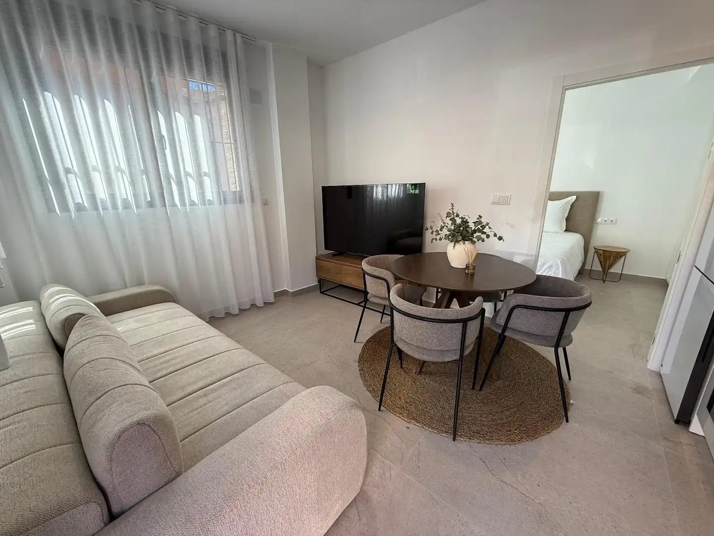 Living room of Apartments for rent in Murcia  with Air Conditioner, Storage room and Furnished