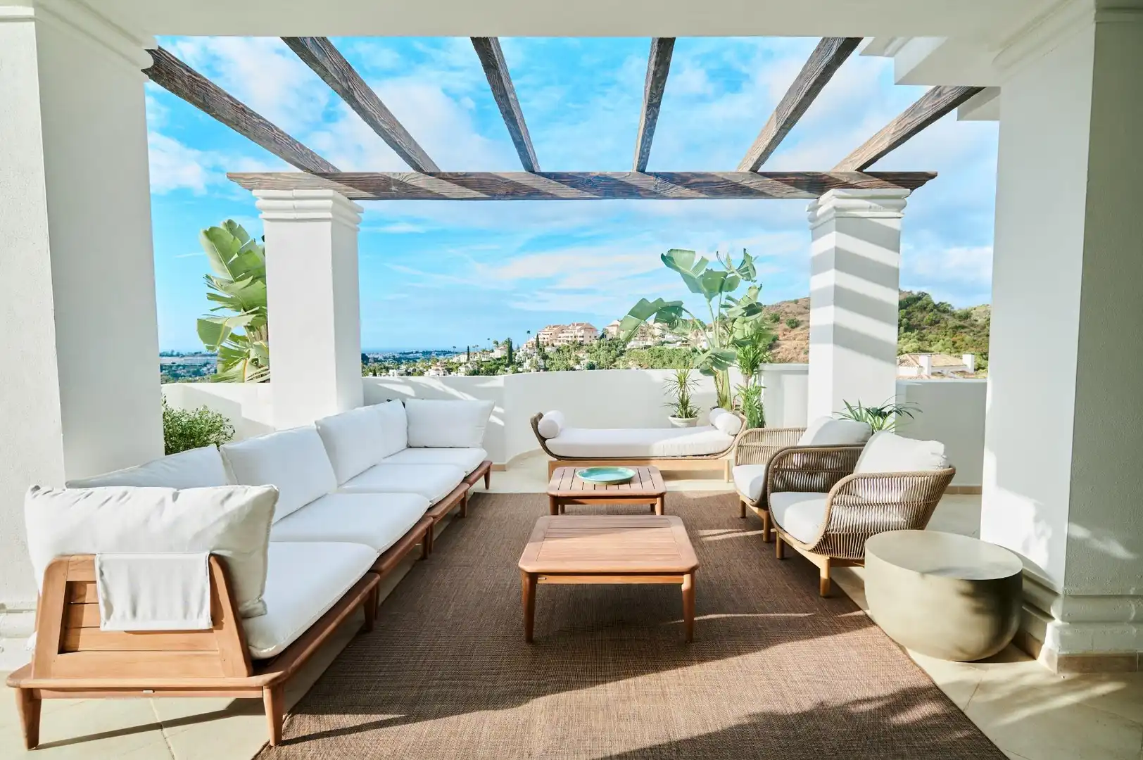 Terraza de Apartamento en venta en Marbella con Jardín privado, Terraza y Trastero