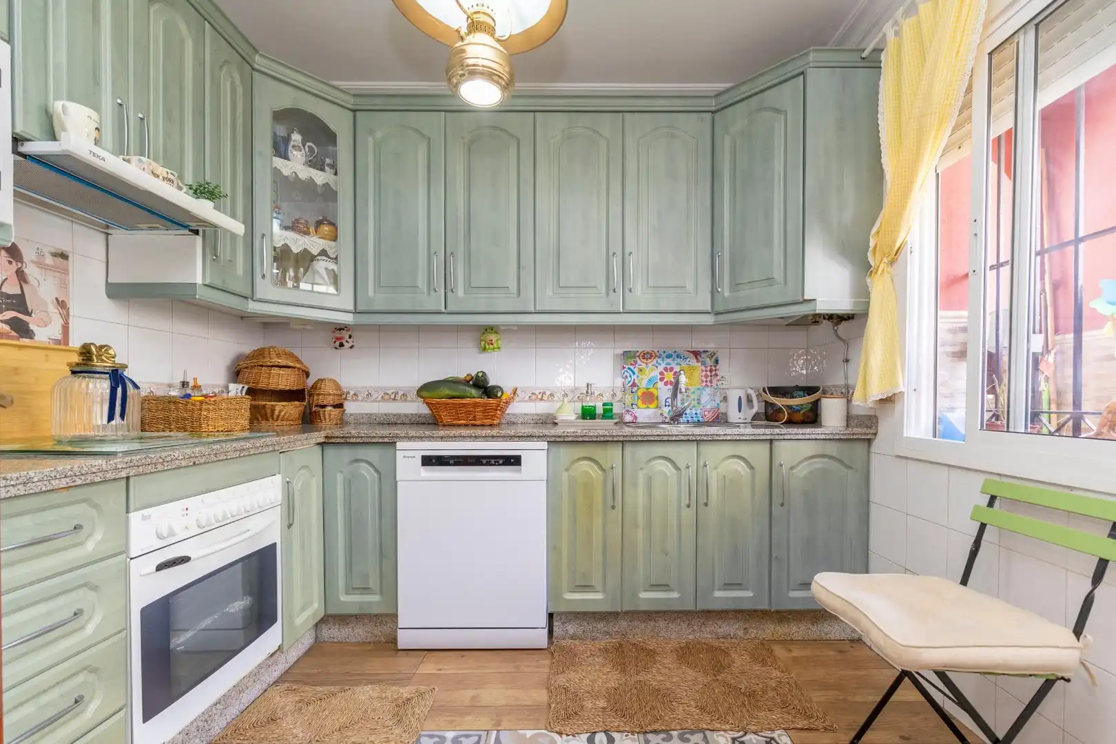 Cocina de Casa adosada en venta en Guillena con Aire acondicionado, Calefacción y Terraza