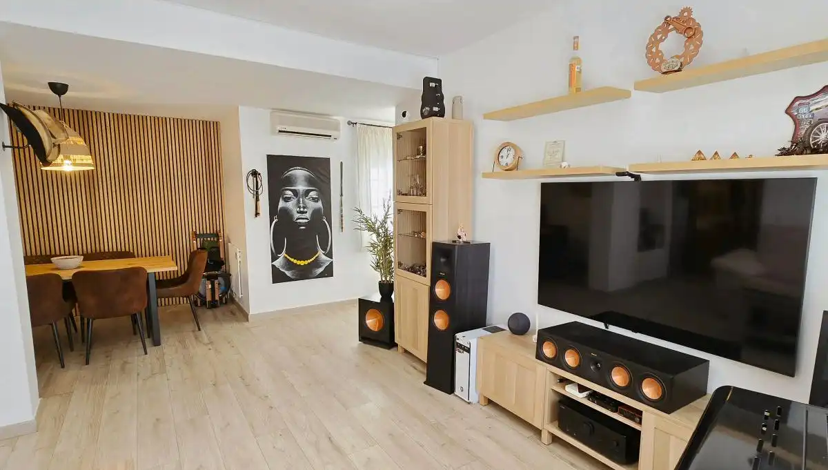 Living room of Apartments for sale in Cómpeta  with Air Conditioner, Balcony and Internet