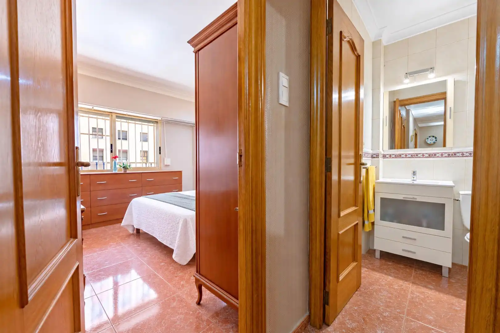 Bedroom of Flat for sale in Quatre Carreres