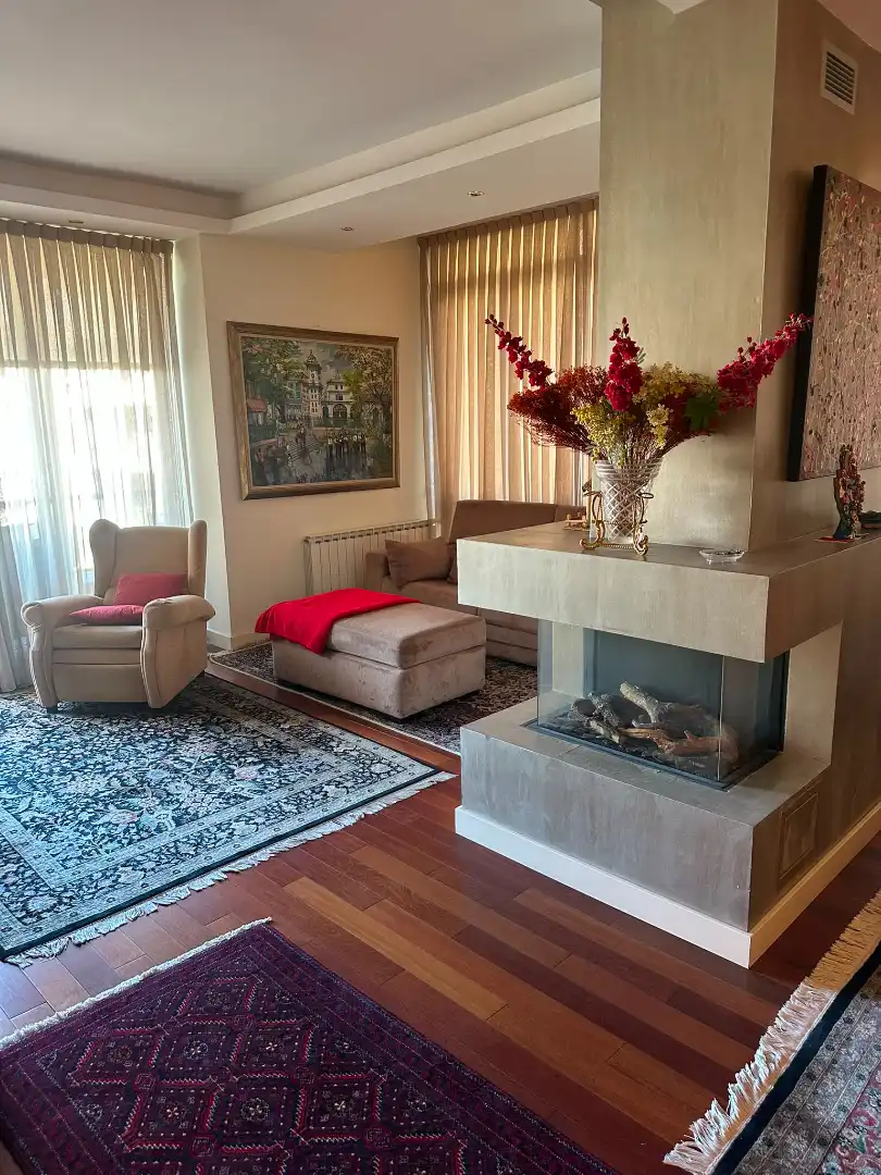 Sala de estar de Piso en venta en Barcelona con Aire acondicionado, Parquet y Terraza