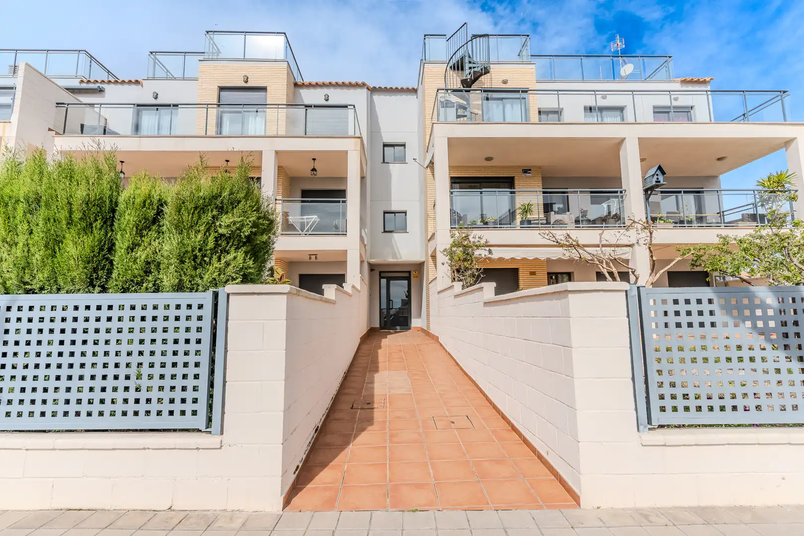 Exterior view of Duplexes for sale in San Jorge / Sant Jordi  with Air Conditioner, Heating and Terrace