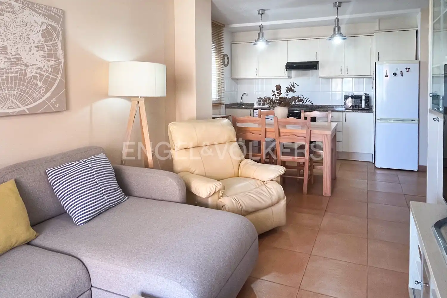 Sala de estar de Piso de alquiler en Canet d'En Berenguer con Aire acondicionado, Calefacción y Terraza