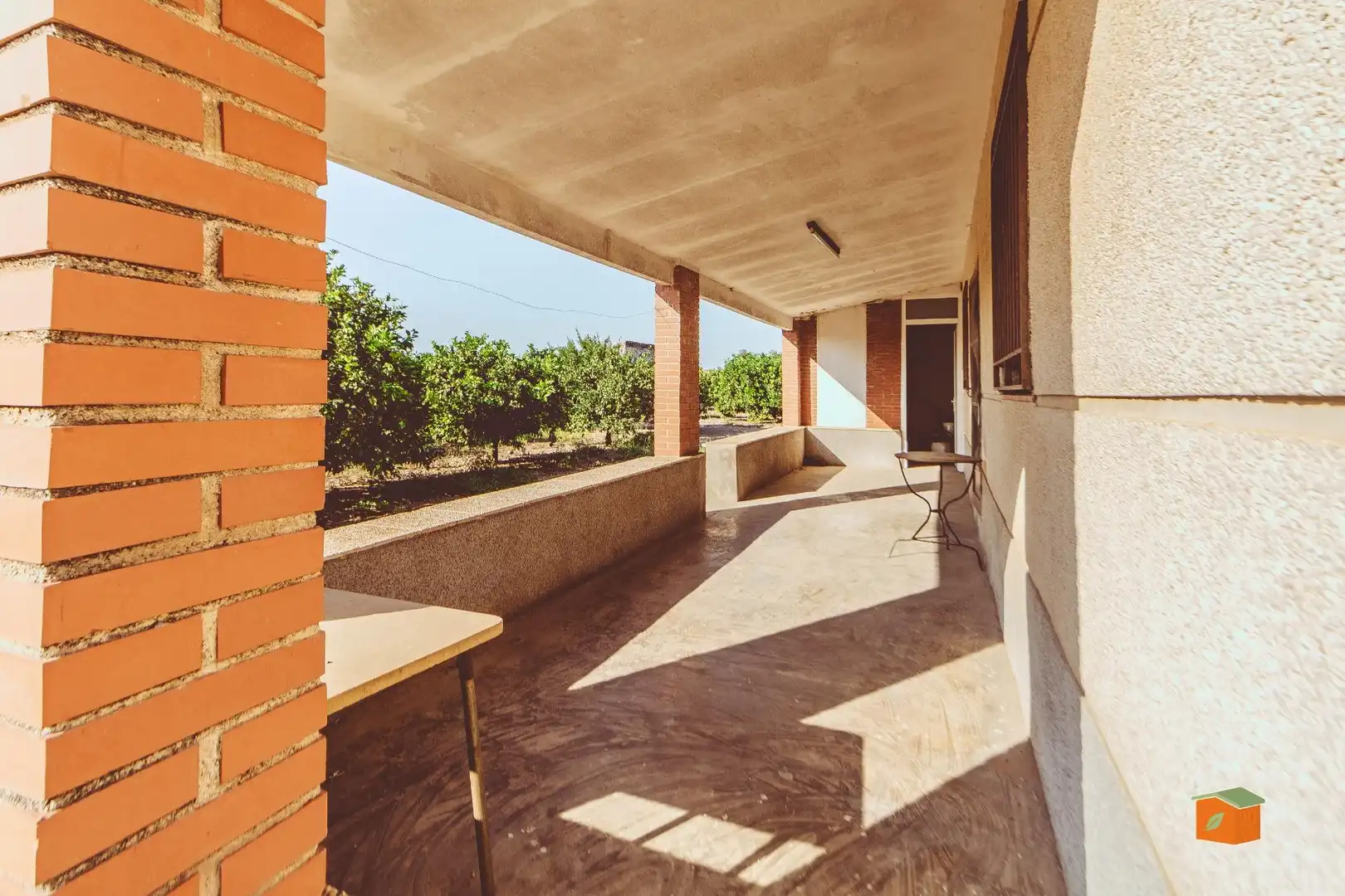Terraza de Finca rústica en venta en Santa Bàrbara con Trastero y Amueblado
