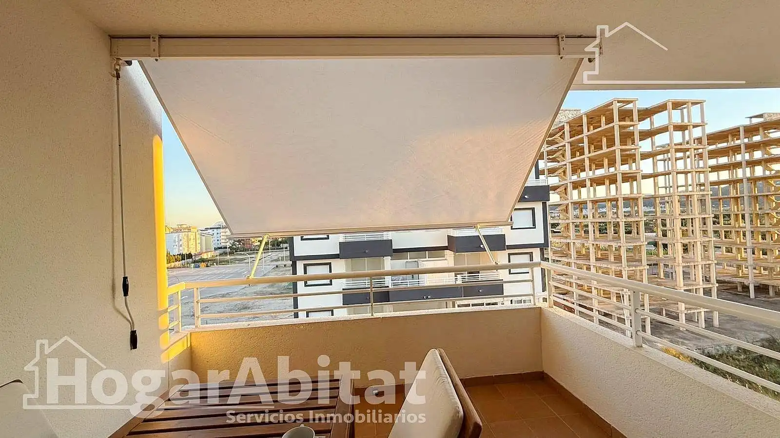 Terrace of Flat for sale in Piles  with Private garden, Terrace and Furnished
