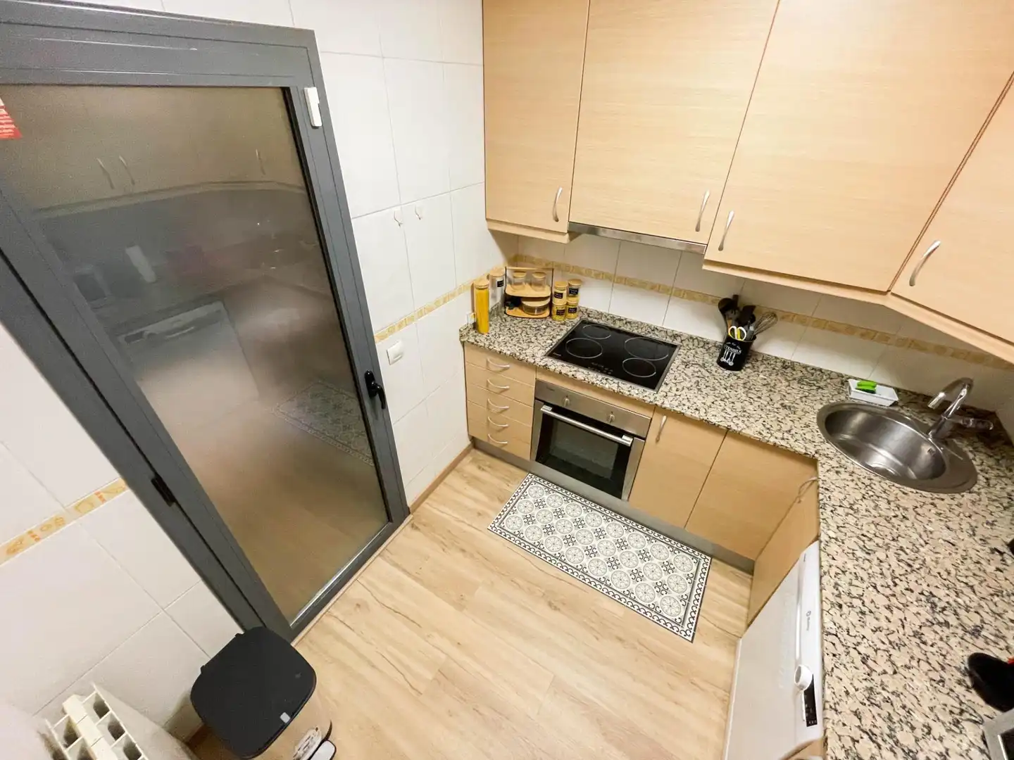 Cocina de Piso en venta en Olesa de Montserrat con Calefacción, Parquet y Amueblado