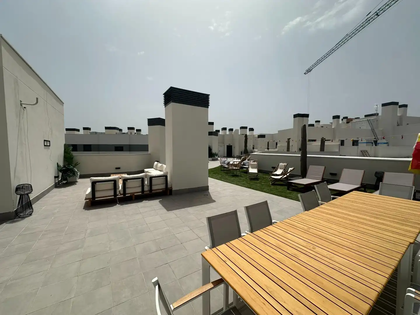 Terrace of Flat for rent in Mijas  with Air Conditioner, Heating and Private garden
