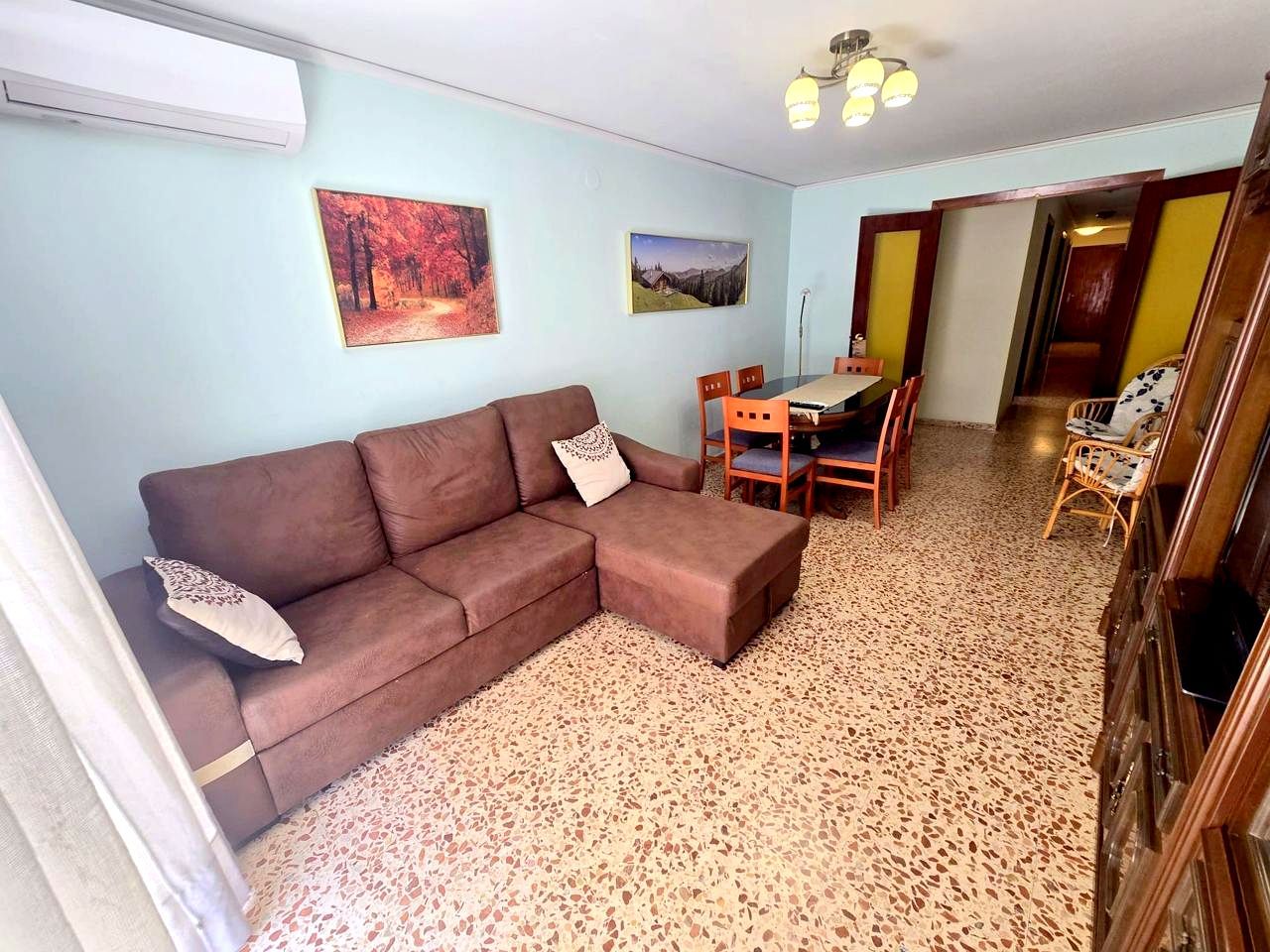 Sala d'estar de Pis en venda en Gandia amb Aire condicionat
