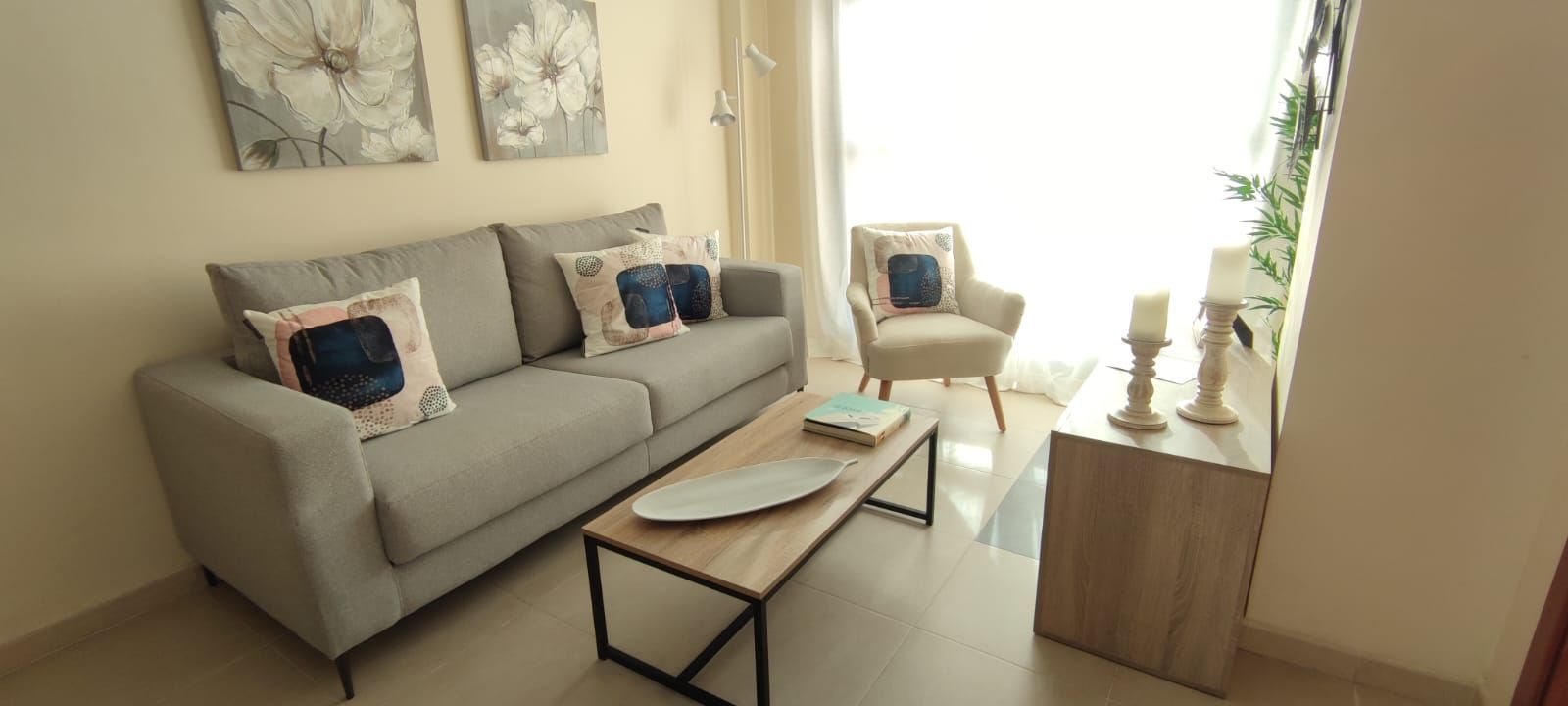 Living room of Flat for sale in Vera  with Community pool