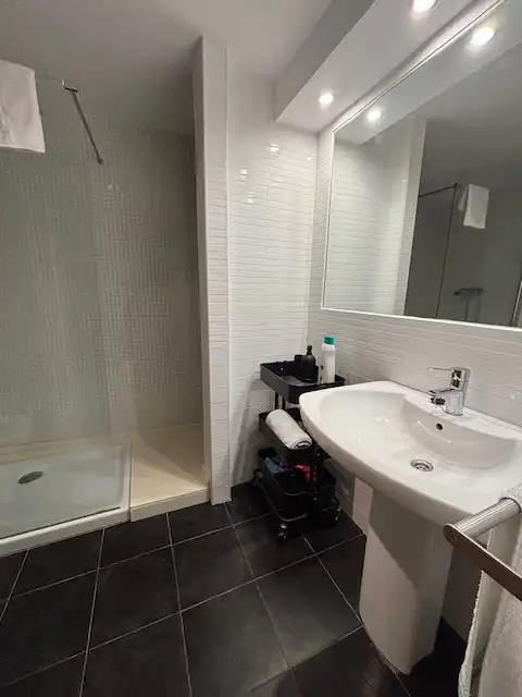 Bathroom of Duplexes for rent in Ferrol  with Heating, Parquet flooring and Terrace