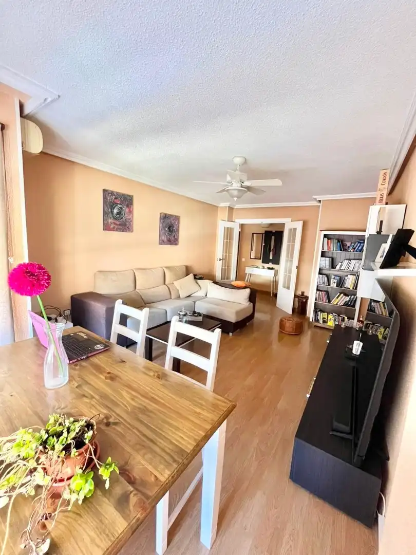 Living room of Apartments for rent in Sant Joan d'Alacant  with Air Conditioner, Furnished and Washing machine