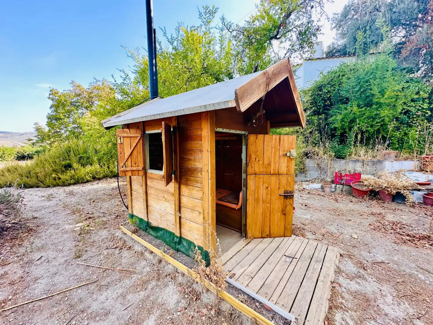 Vista exterior de Finca rústica en venda en Loja amb Jardí privat, Terrassa i Traster