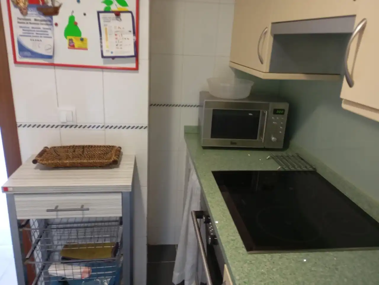 Kitchen of Flat for rent in Tres Cantos  with Heating, Terrace and Storage room