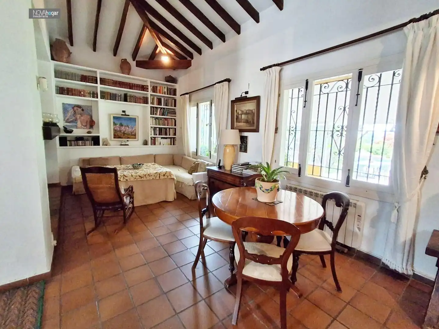 Sala d'estar de Finca rústica en venda en Málaga amb Aire condicionat, Calefacció i Jardí privat