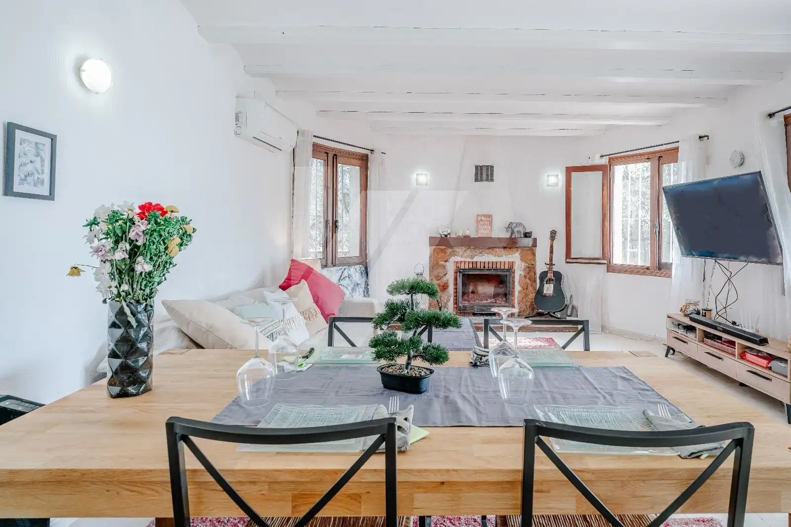Living room of Houses for sale in Moraira  with Air Conditioner, Heating and Private garden