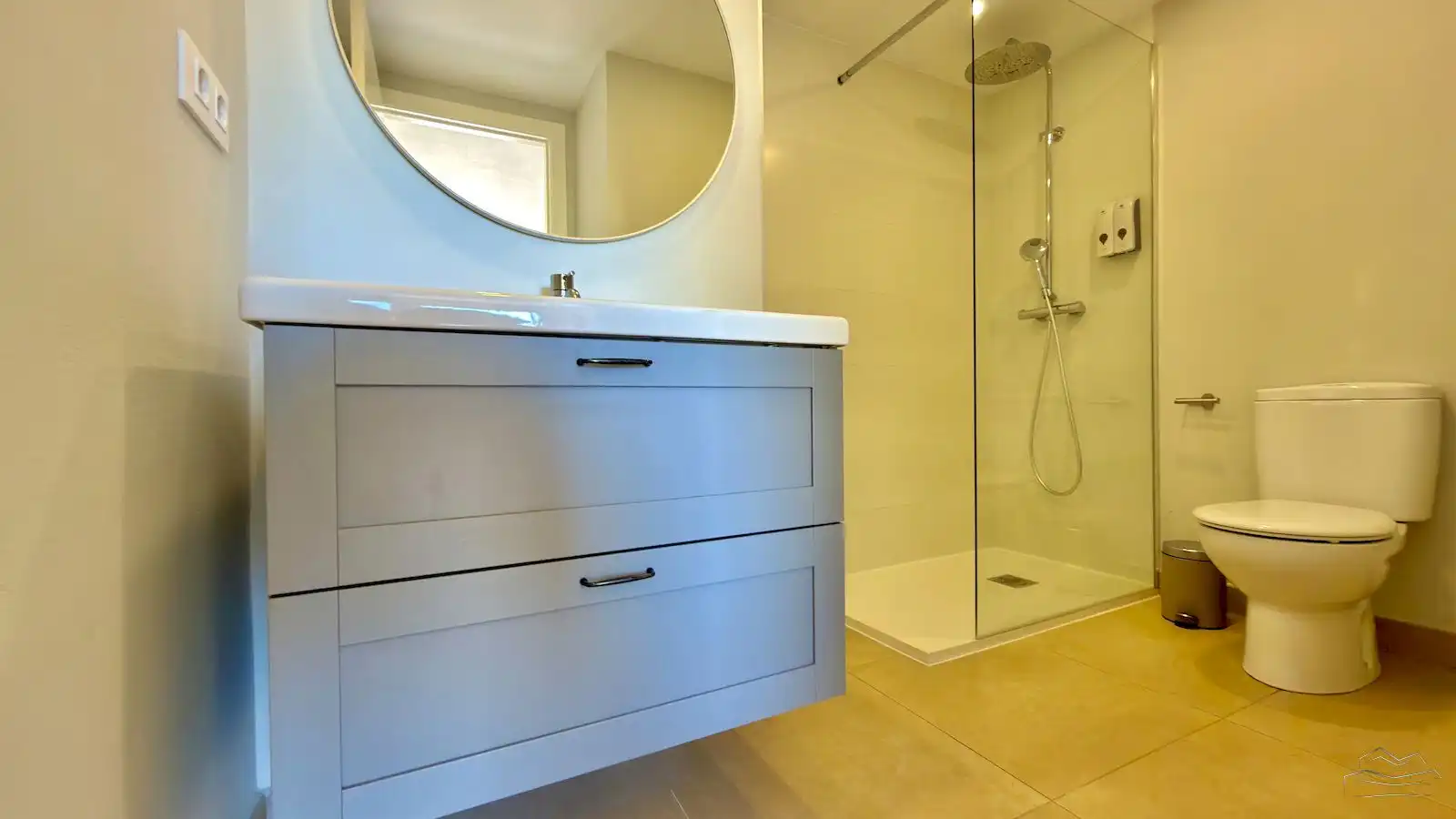 Baño de Apartamento de alquiler en Jávea / Xàbia con Calefacción, Terraza y Piscina