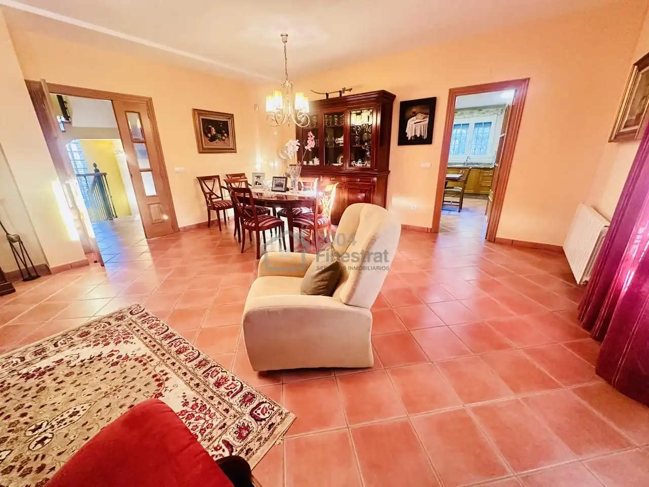 Sala de estar de Casa o chalet en venta en Finestrat con Aire acondicionado, Jardín privado y Terraza