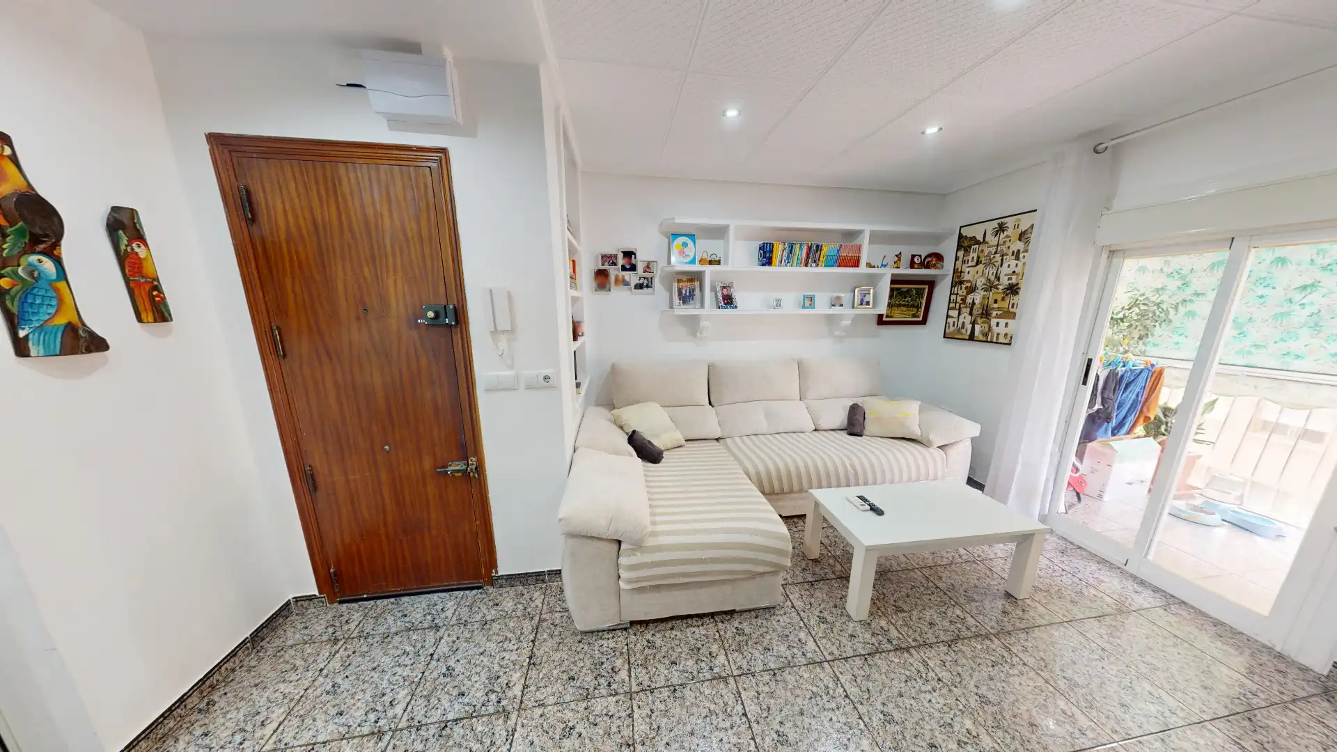 Sala de estar de Piso en venta en Elche / Elx con Aire acondicionado, Amueblado y Horno