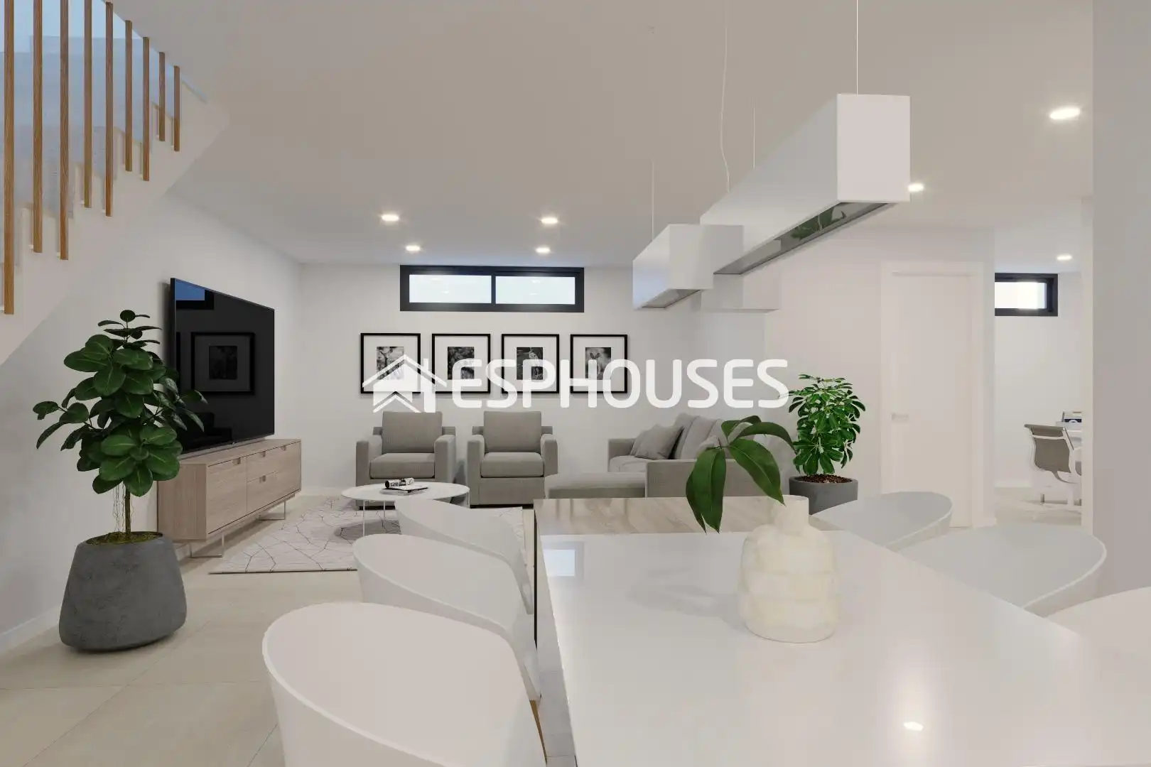 Casa aparellada amb terrassa en venda a Los Balcones - Los Altos, imagen 4