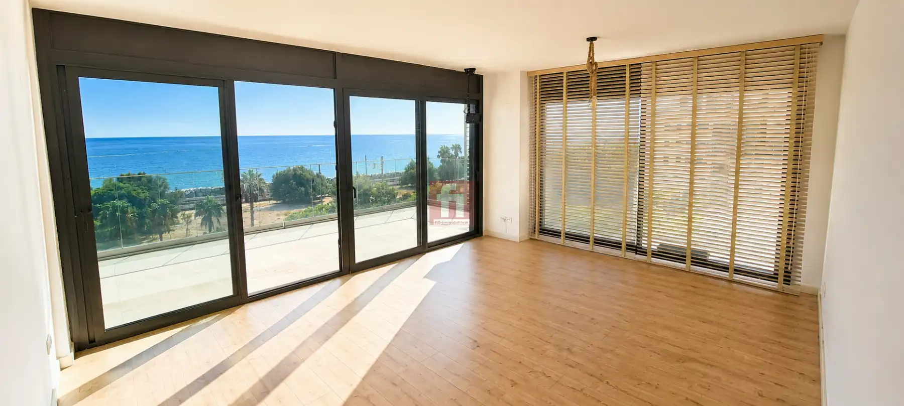 Wohnzimmer von Wohnung zur Miete in Mataró mit Klimaanlage, Heizung und Parkett