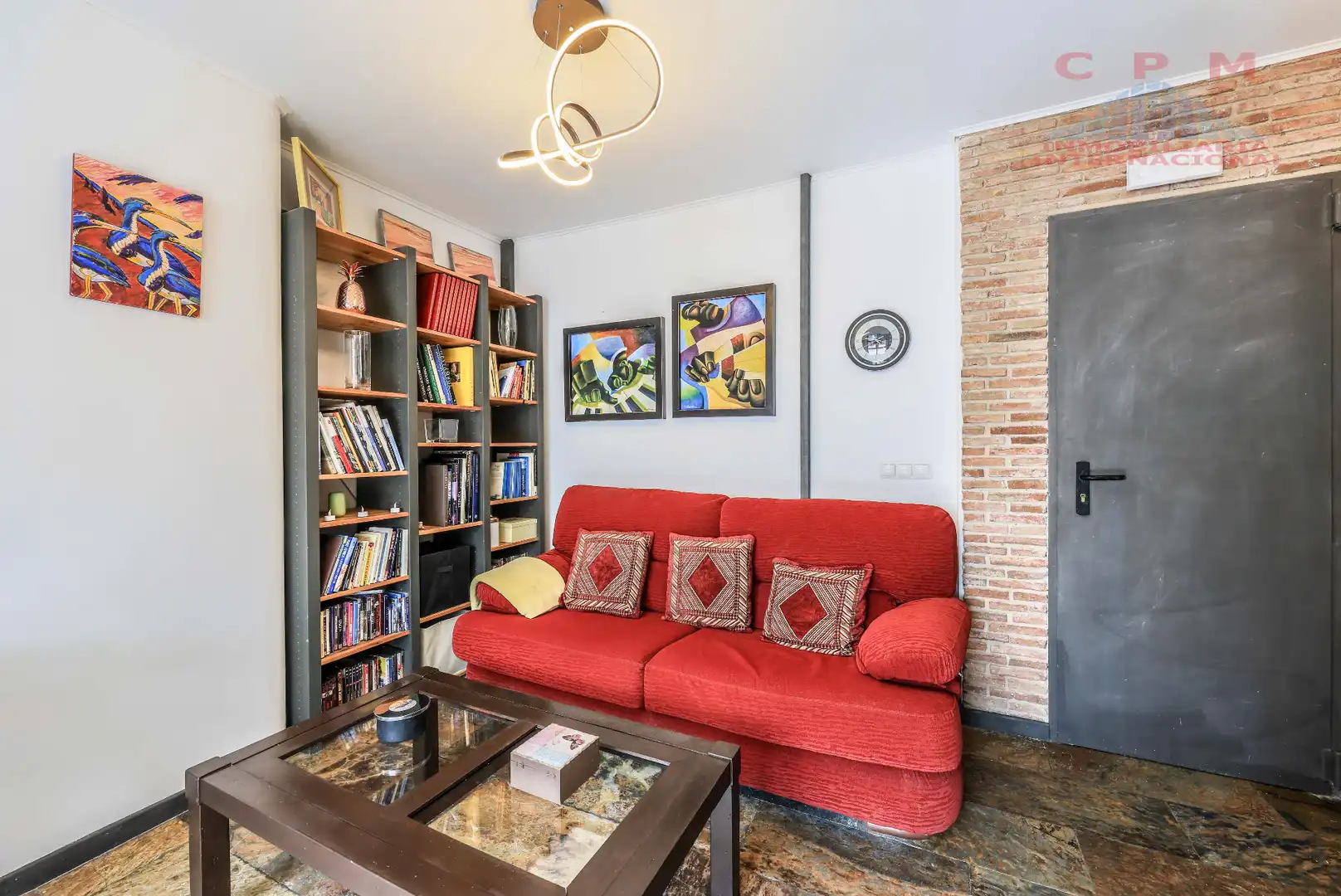 Wohnzimmer von Wohnung zur Miete in Madrid mit Klimaanlage, Heizung und Parkett