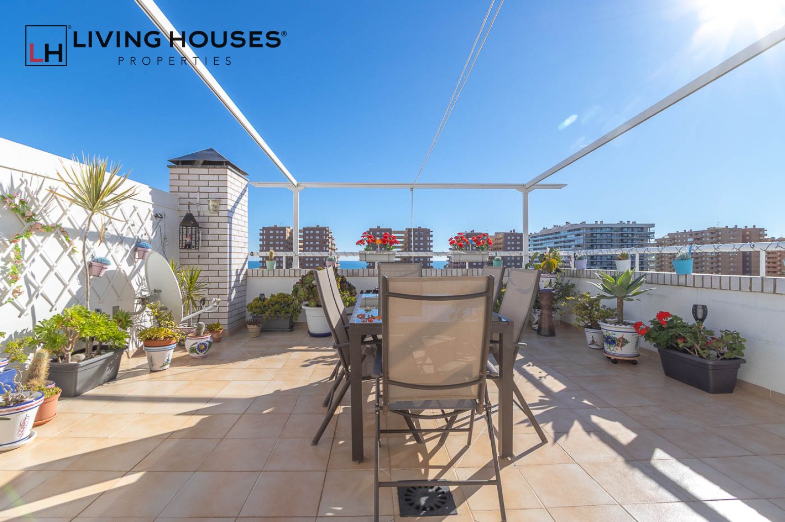 Terrace of Flat for sale in Oropesa del Mar / Orpesa  with Air Conditioner, Heating and Terrace