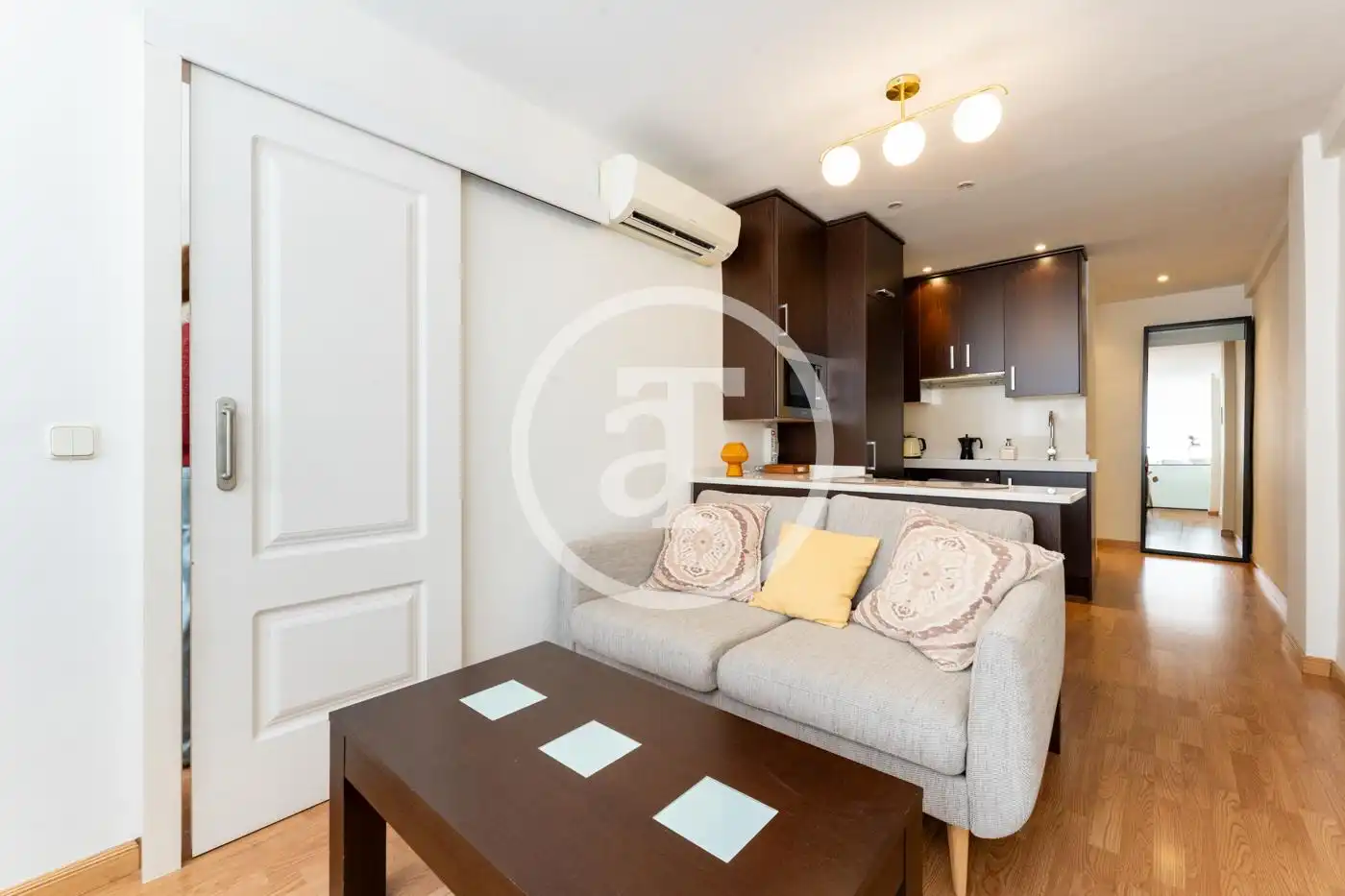 Living room of Flat for rent in Madrid  with Heating, Furnished and Oven