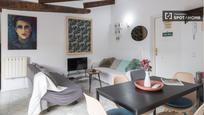 Living room of Flat to rent in  Madrid Capital  with Air Conditioner, Heating and Furnished