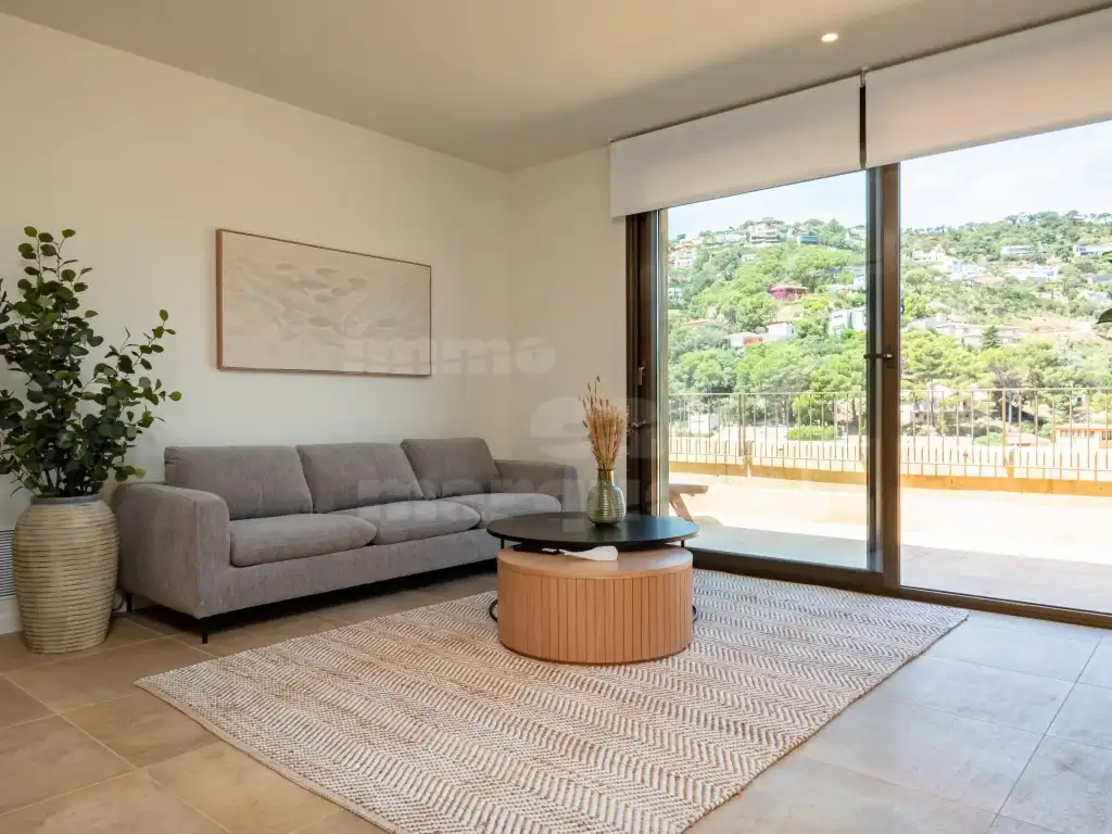 Sala de estar de Apartamento de alquiler en Begur