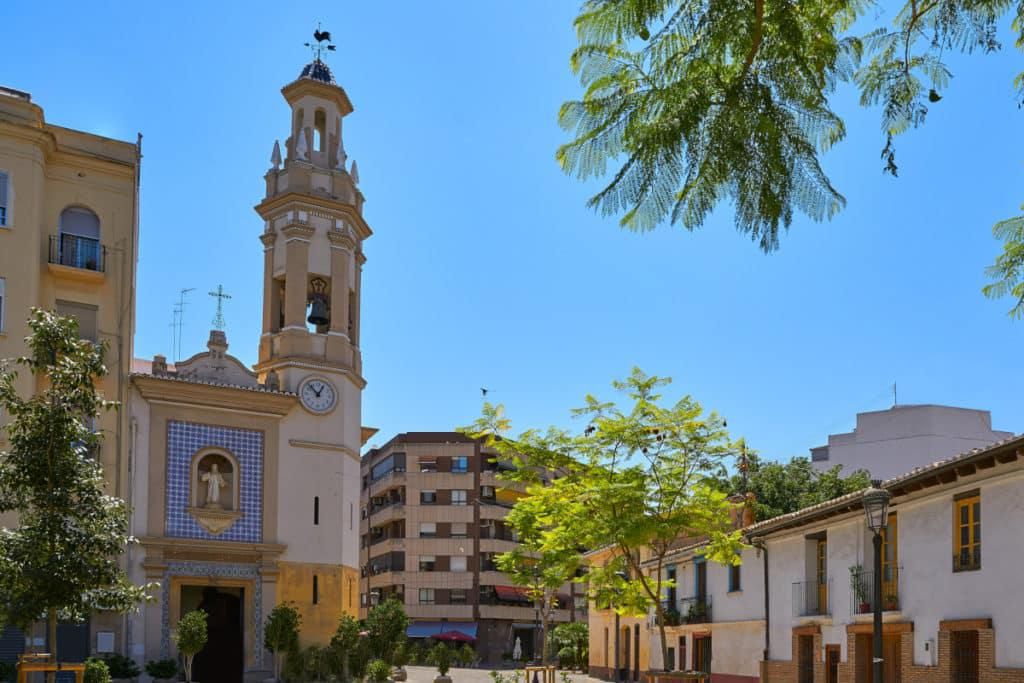 Exterior view of Flat for sale in  Valencia Capital  with Balcony