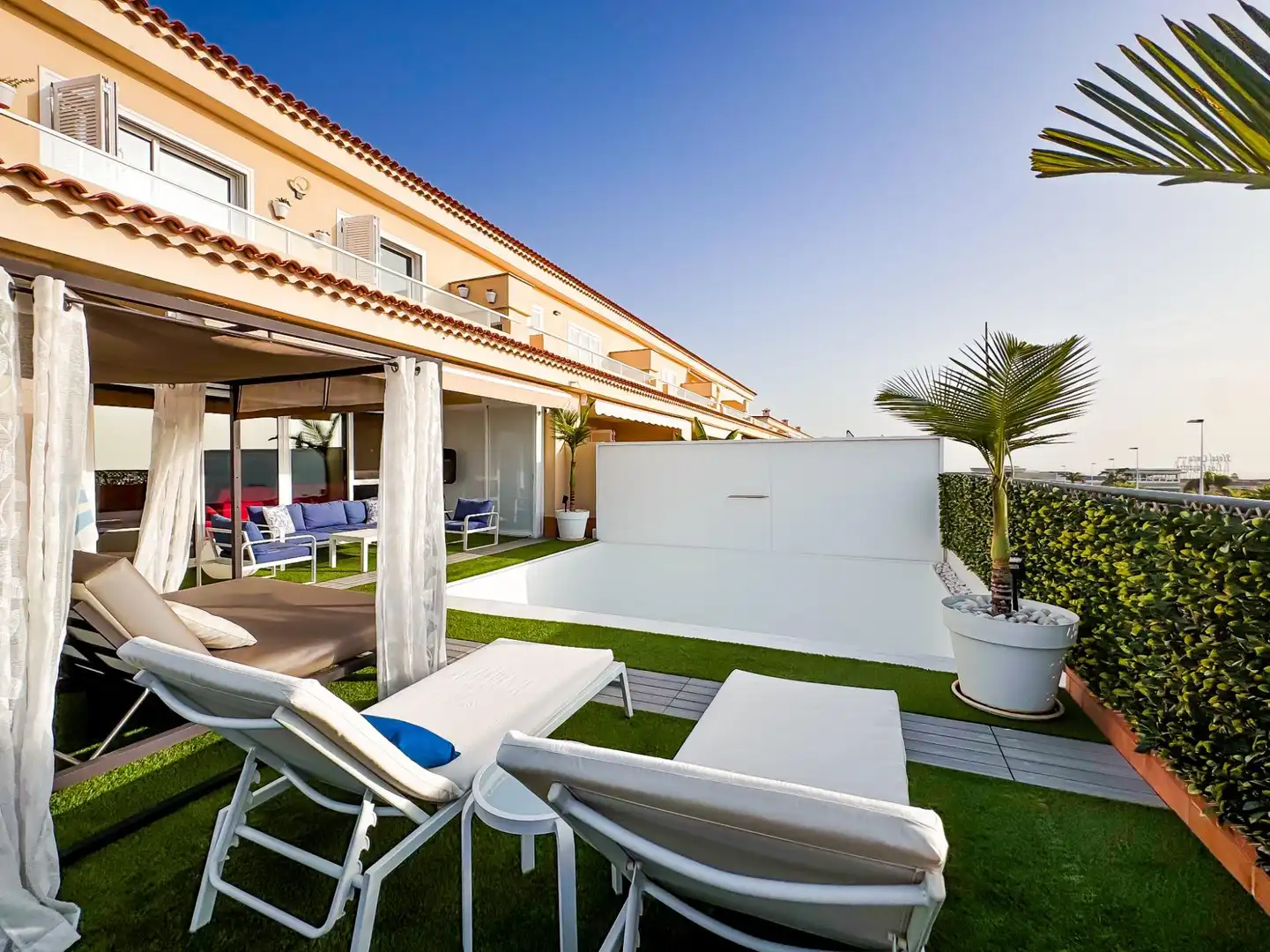 Terrace of Houses for sale in Santiago del Teide  with Air Conditioner, Private garden and Terrace