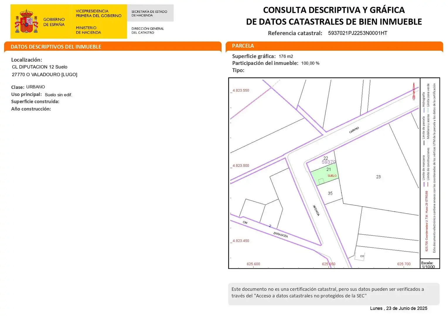 Residencial en venda a GRANDA D, 5, O Valadouro