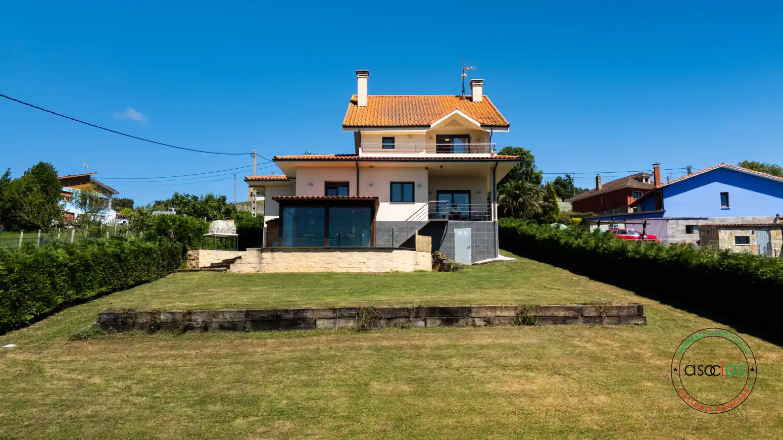Vista exterior de Casa o chalet en venta en Gijón  con Calefacción, Jardín privado y Terraza