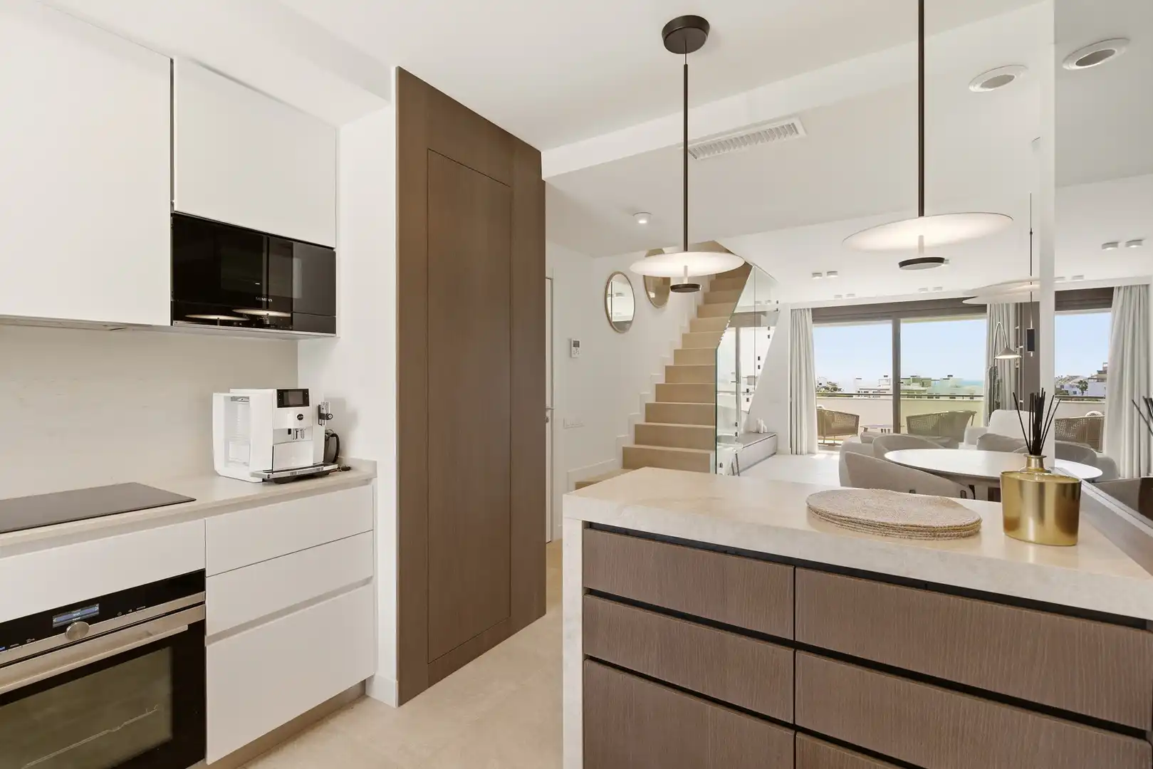 Kitchen of Attic for sale in Estepona  with Air Conditioner, Terrace and Swimming Pool
