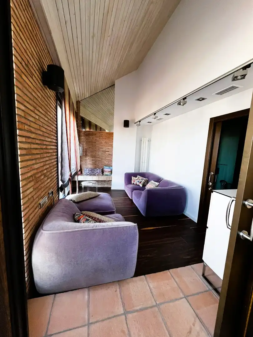 Sala de estar de Ático en venta en Totana con Aire acondicionado, Calefacción y Parquet