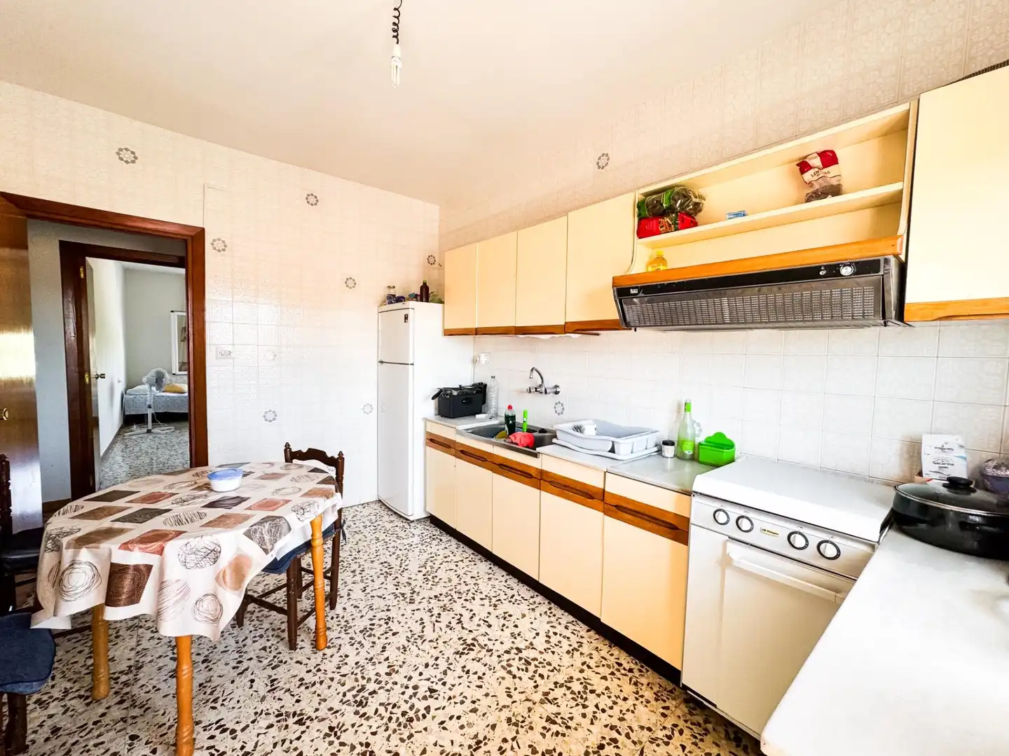 Kitchen of Flat for sale in Castilléjar  with Terrace, Furnished and Balcony