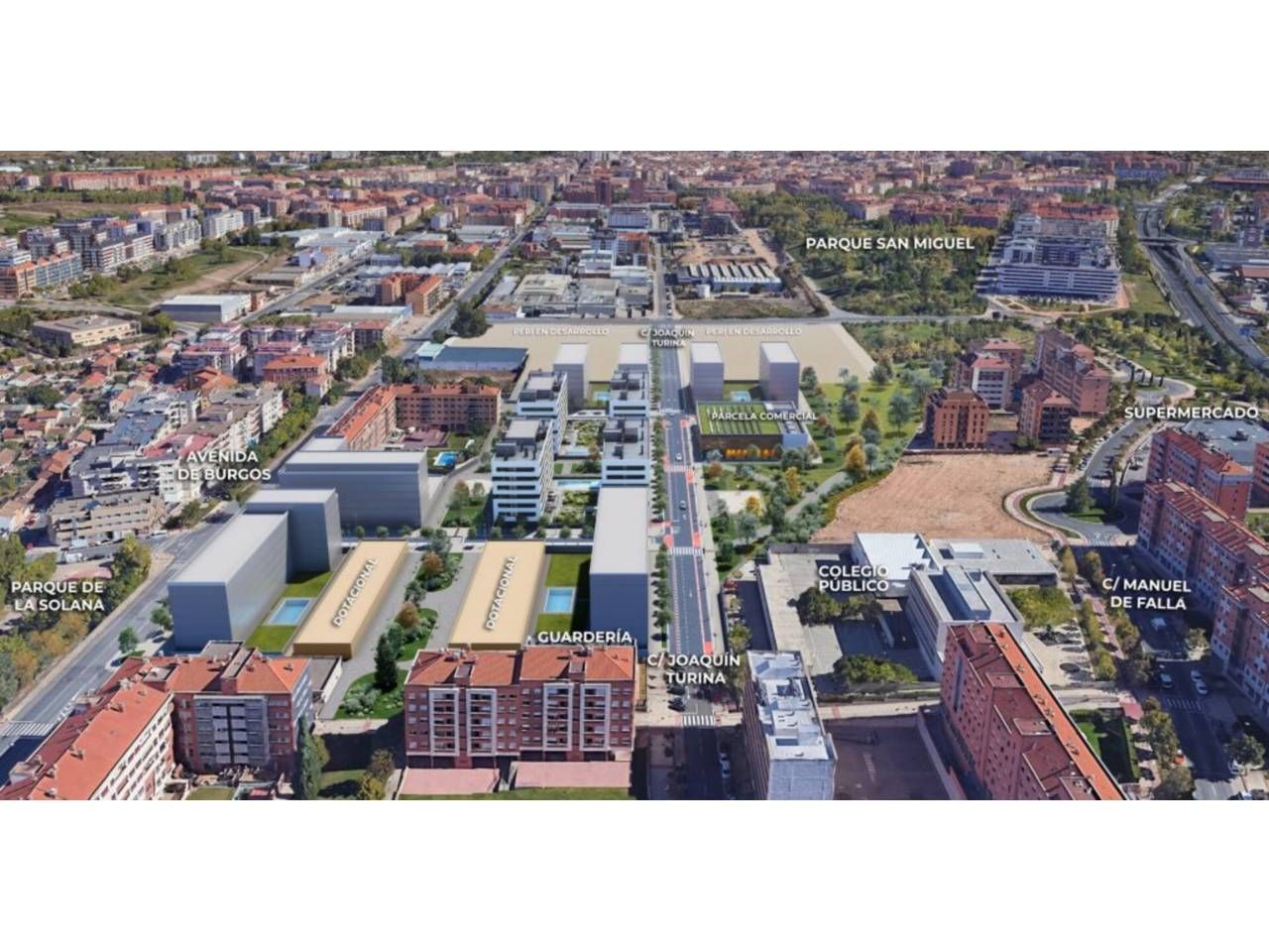Vista exterior de Pis en venda en  Logroño amb Calefacció, Parquet i Terrassa
