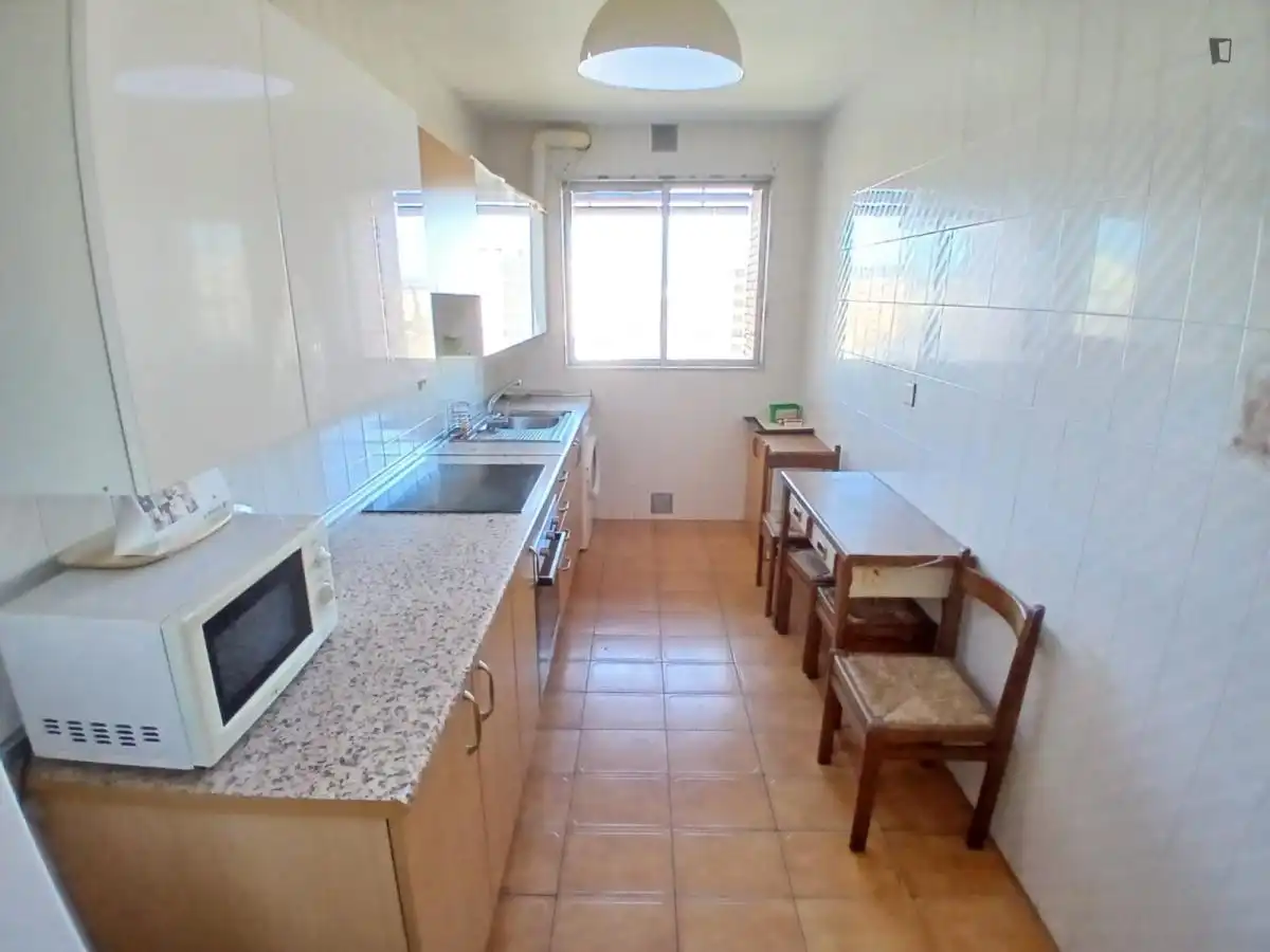 Cuina de Apartament per a compartir en Valladolid amb Moblat, Forn i Rentadora