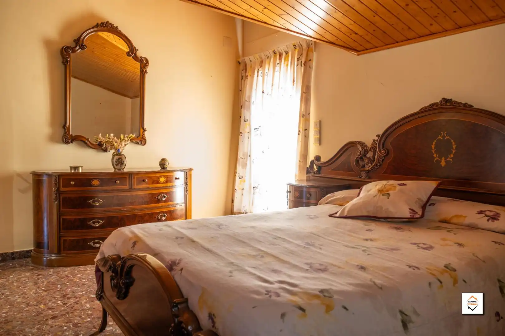 Bedroom of Houses for sale in Zaragoza  with Air Conditioner, Heating and Private garden