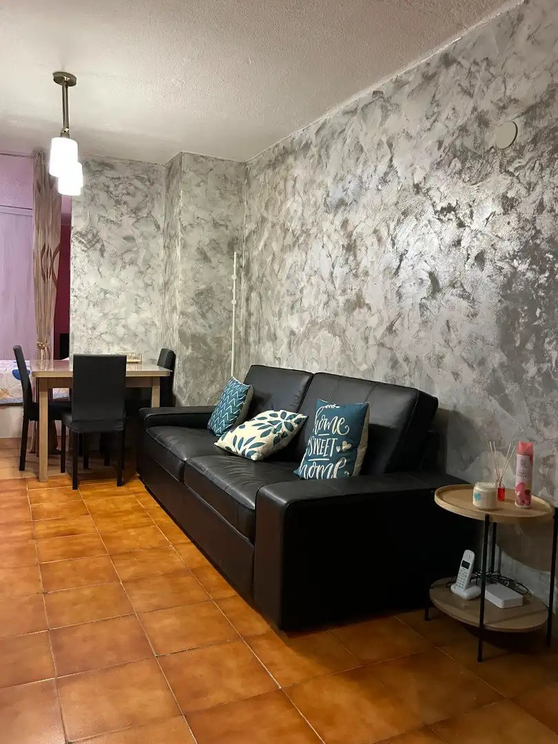 Sala d'estar de Estudi en venda en Santa Coloma de Gramenet amb Alarma