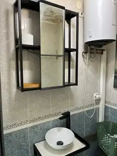 Bany de Estudi de lloguer en Benalmádena amb Aire condicionat, Moblat i Rentadora