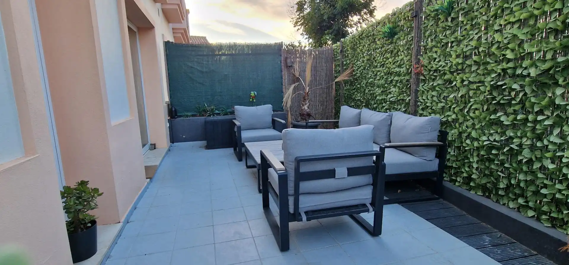 Terrassa de Casa adosada en venda en Ayamonte amb Jardí privat, Moblat i Balcó