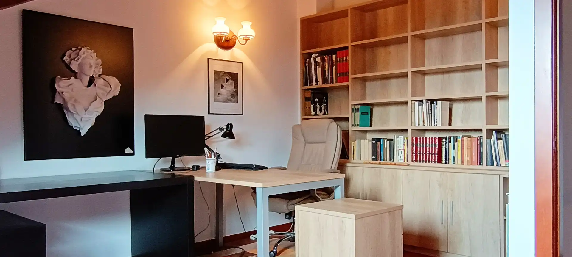 Living room of Detached homes for sale in Sort  with Heating, Parquet flooring and Terrace