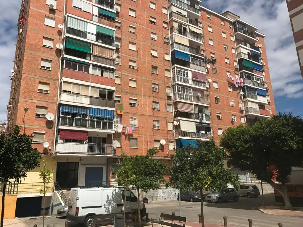 Vista exterior de Piso en venta en Málaga
