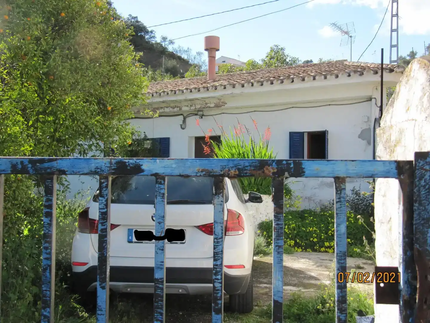 Vista exterior de Casa o chalet en venta en Alozaina con Jardín privado, Piscina y Amueblado