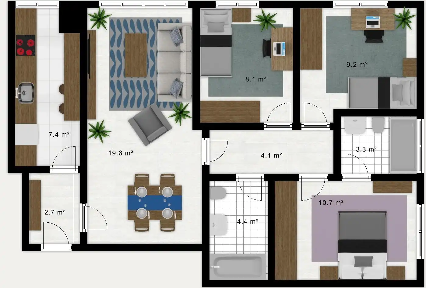 Wohnung zum Verkauf in Sevilla mit Klimaanlage