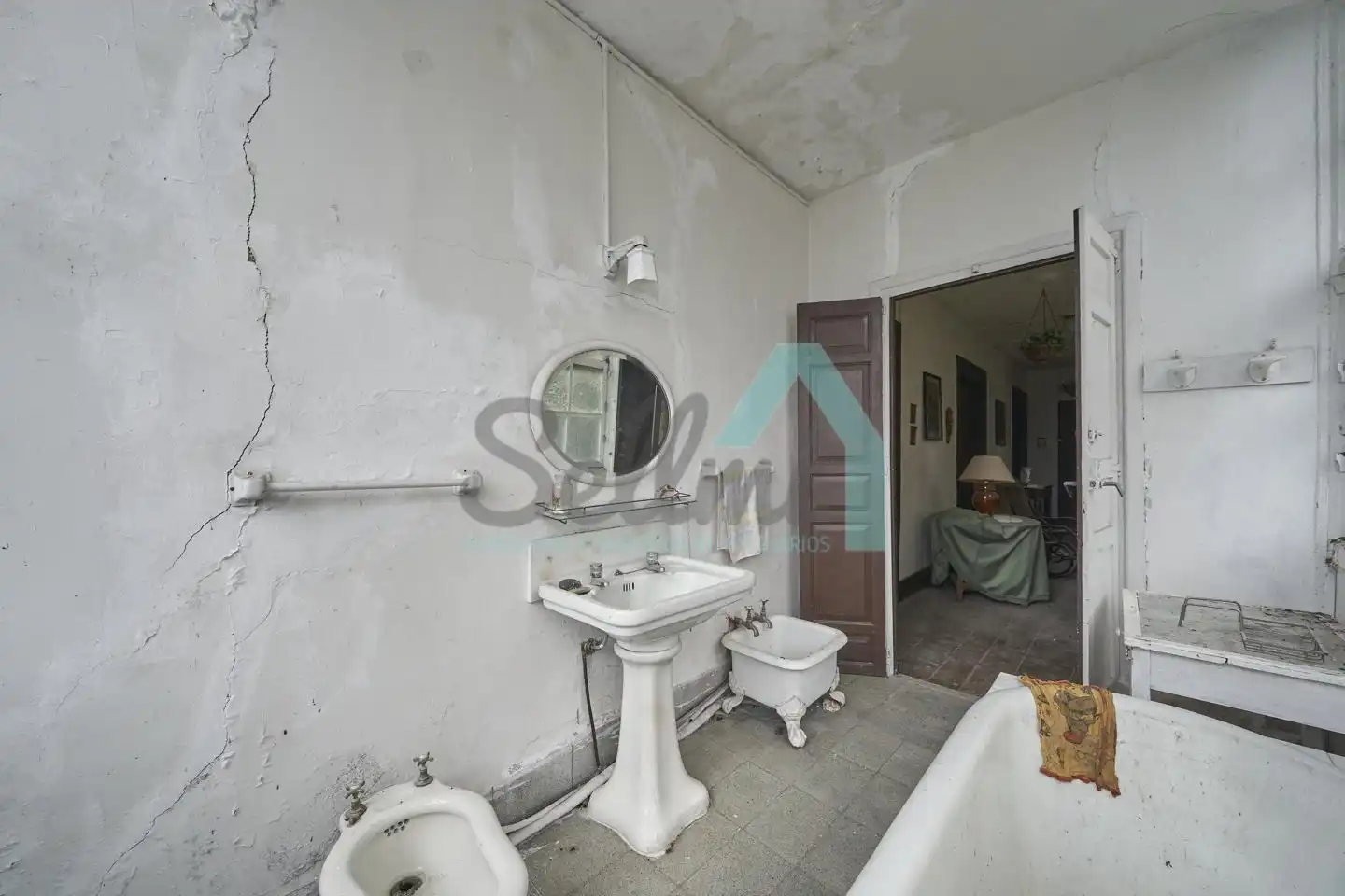Baño de Casa o chalet en venta en Oviedo  con Jardín privado, Parquet y Terraza
